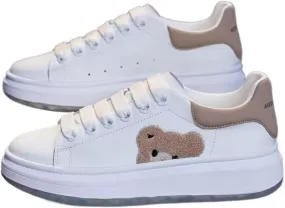 Bear Sports Shoes Girls Casual Cartoon Cute Sneakers Women's Summer Breathable Sneakers for Travel Outdoor Sports