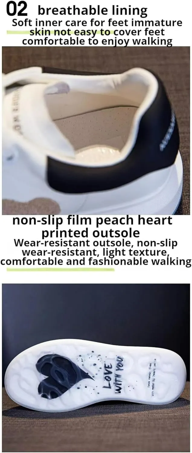 Bear Sports Shoes Girls Casual Cartoon Cute Sneakers Women's Summer Breathable Sneakers for Travel Outdoor Sports