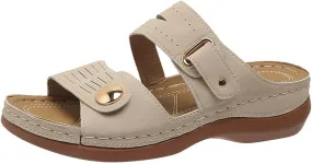 Breathable Open Toe Sandals for Women Summer Low Wedges Comfortable Open Toe Sandal Dressy Sandals for Women