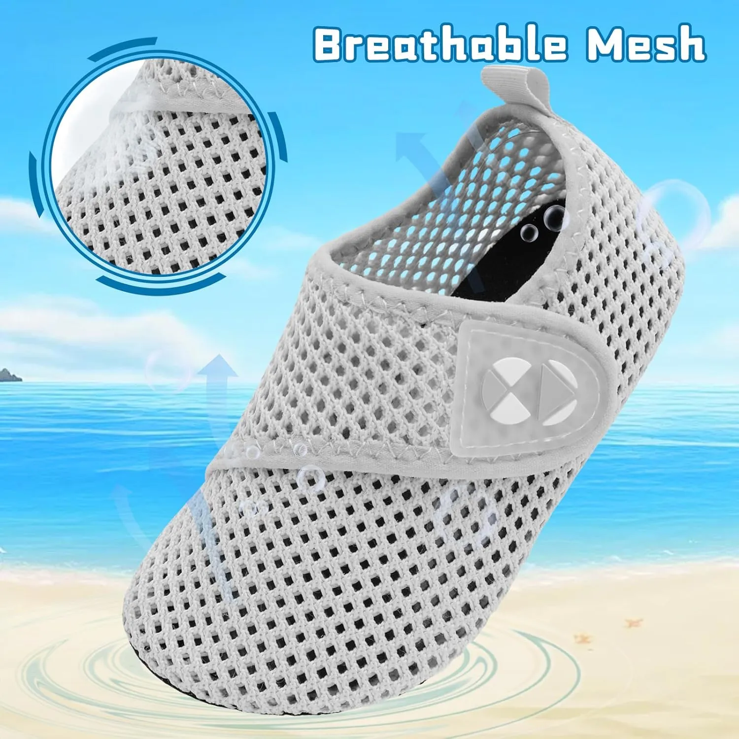 Centipede Demon Kids Water Shoes Boys Girls Breathable Swim Pool Shoes Quick Dry Toddler Aqua Socks Barefoot Beach Sandals for Outdoor Water Sports Little/Big Kids