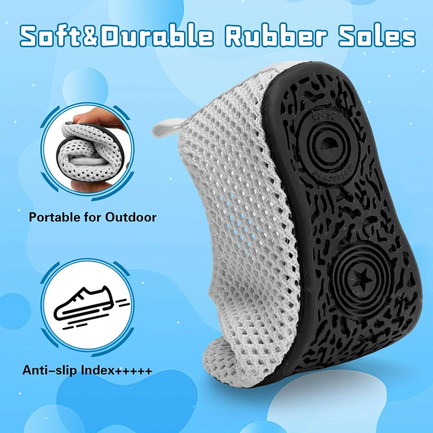 Centipede Demon Kids Water Shoes Boys Girls Breathable Swim Pool Shoes Quick Dry Toddler Aqua Socks Barefoot Beach Sandals for Outdoor Water Sports Little/Big Kids