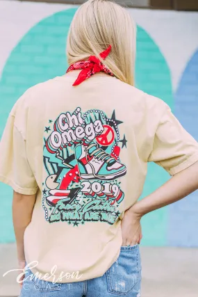 Chi Omega Fancy Shoes and What Are Those Tee