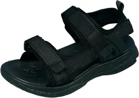 Children's Boys Summer Sports Sandals Hiking Beach Outdoor Open Toe Sports Sandals Boy Sandals (Black #1, 4.5 Big Kids)