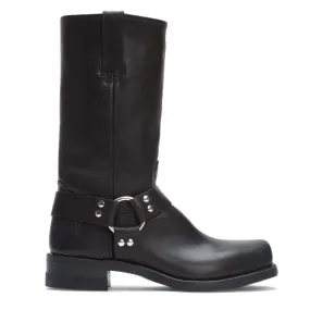 Custom-Made Claf Leather Ankle High Biker Boots