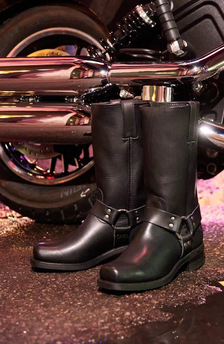 Custom-Made Claf Leather Ankle High Biker Boots