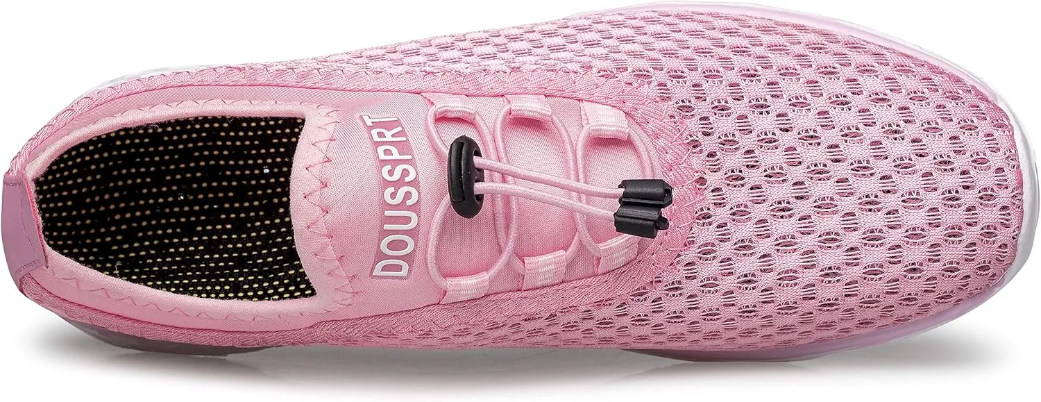 DOUSSPRT Women's Water Shoes Quick Drying Sports Aqua Shoes