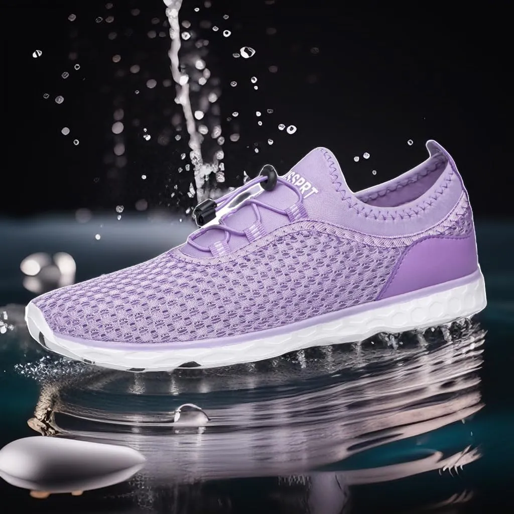 DOUSSPRT Women's Water Shoes Quick Drying Sports Aqua Shoes