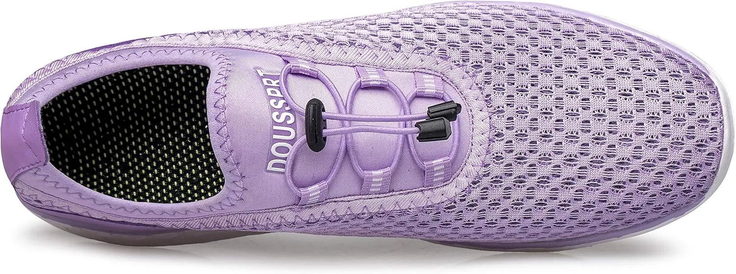 DOUSSPRT Women's Water Shoes Quick Drying Sports Aqua Shoes
