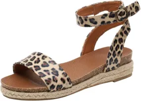 Gibobby Womens Sandals Flat Sandals for Women Size 9 Ladies Summer Waterproof Platform Woven Thick-Bottom Shoe Roman Shoes