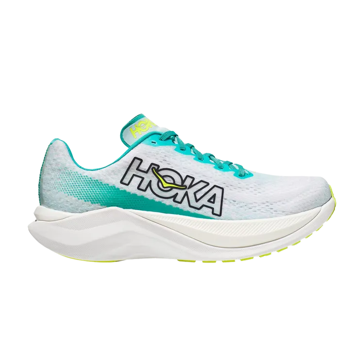 HOKA Mach X 'White Blue Glass' sneakers, white