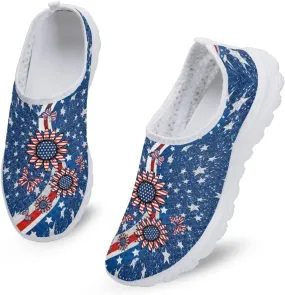 KEIAHUAN Trendy Women Running Shoes Casual Lightweight Sneakers Casual Mesh Training Shoes Non-Slip
