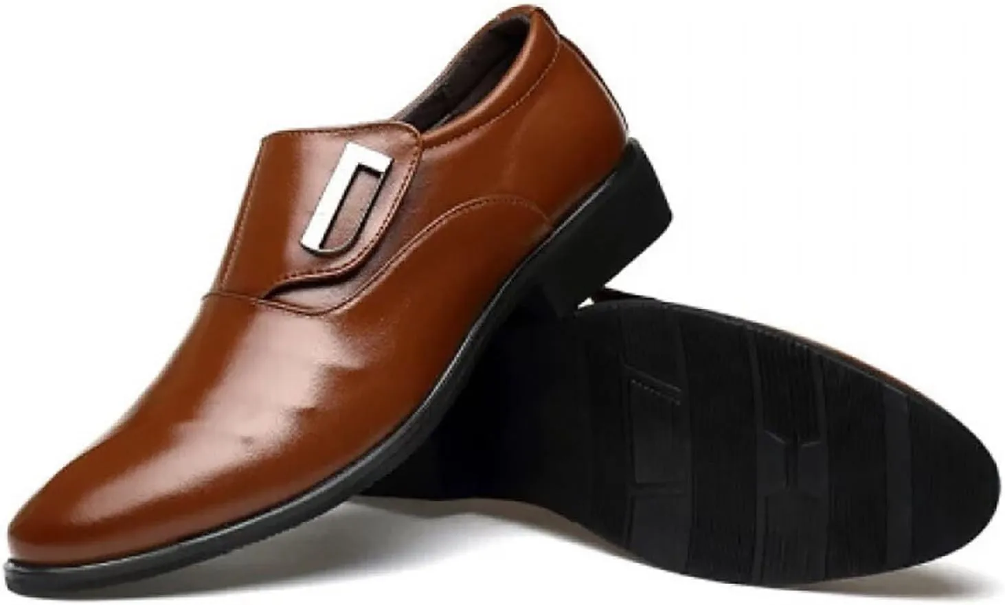 Leather Men Outdoor Slip On Business Casual Leather Shoes Classic Soft Moccasins Breathable Men Flats Driving Shoes