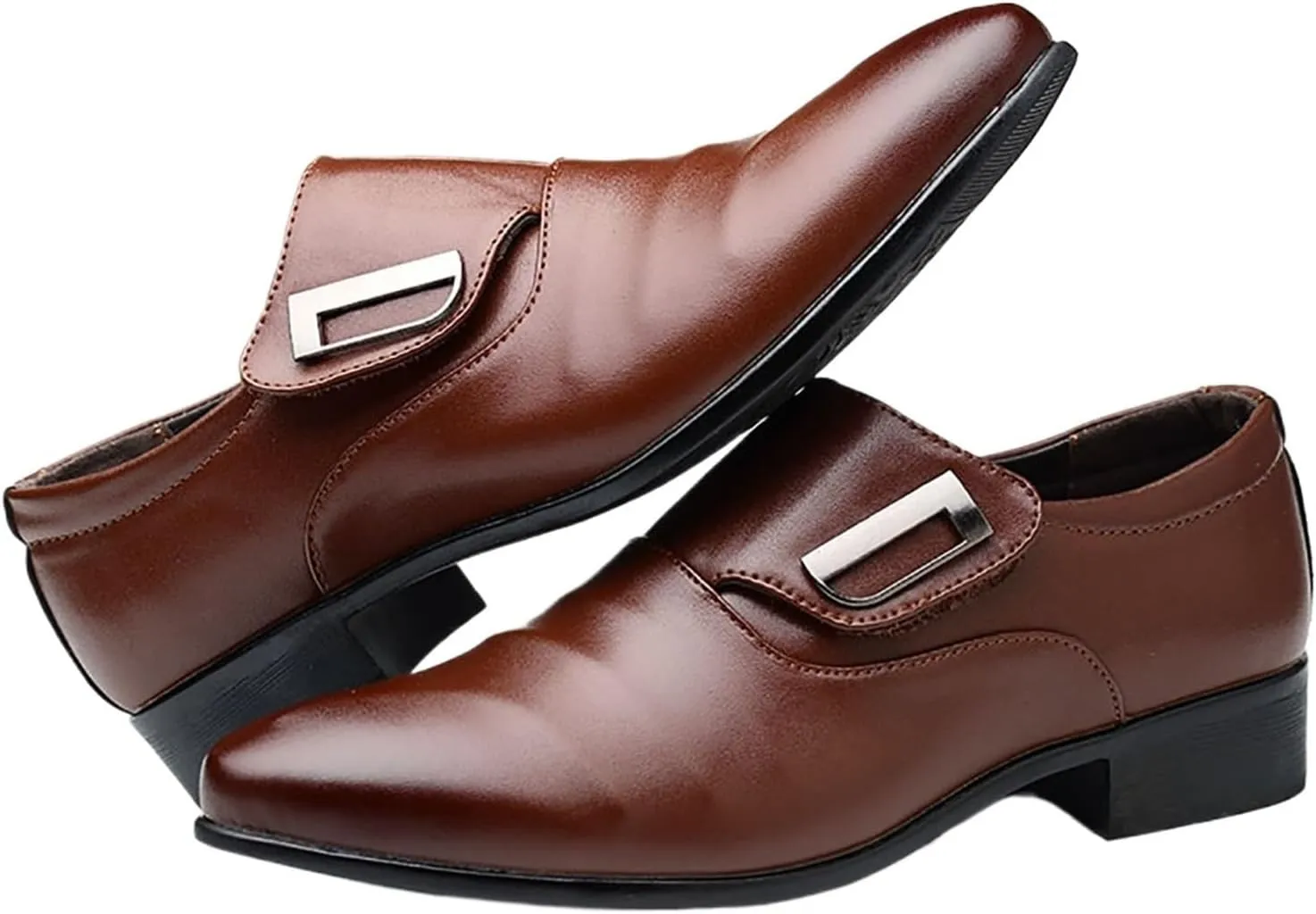 Leather Men Outdoor Slip On Business Casual Leather Shoes Classic Soft Moccasins Breathable Men Flats Driving Shoes