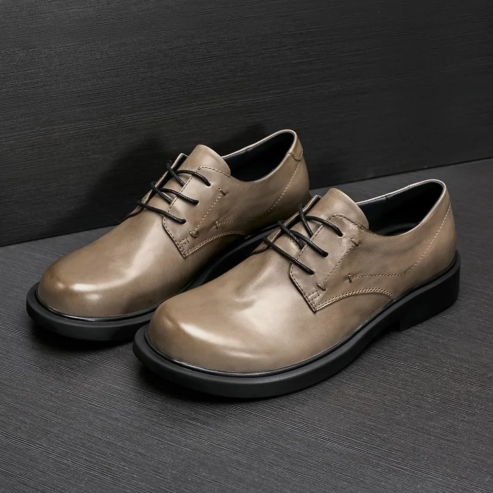 Luxury Mens Loafers, Strap Patent Leather Dress Shoes for Men, Designer Office Shoes, Business Round Toe Leather Shoes
