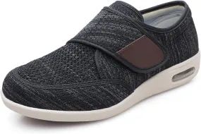 Orthopedic Casual Shoes, Swollen Feet Walking Edema Sneakers Lightweight Portable Breathable Plus Size Casual Air Cushion Trainers