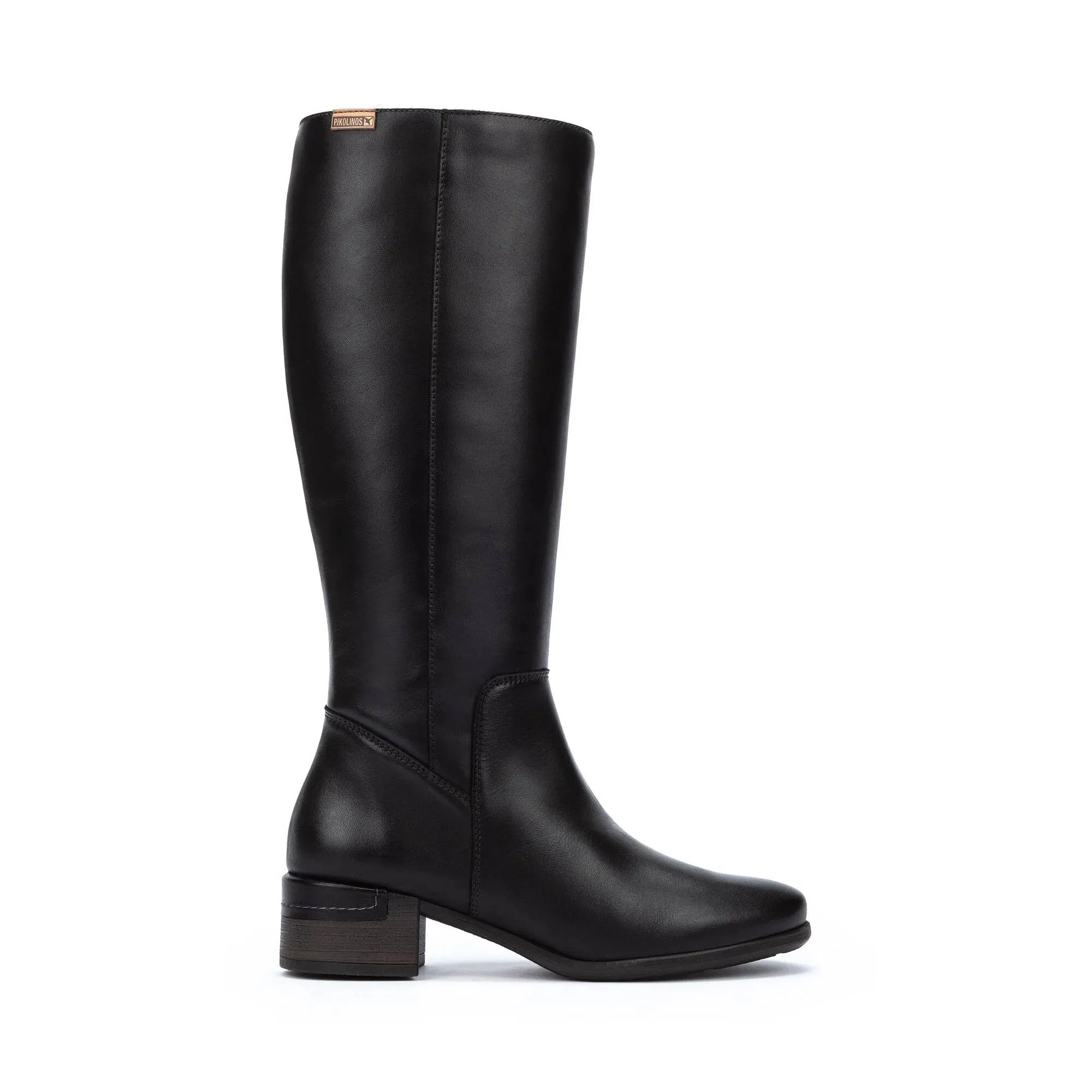 Pikolinos Malaga W6w-9808 Women's Mid Heel Tall Boots in Black