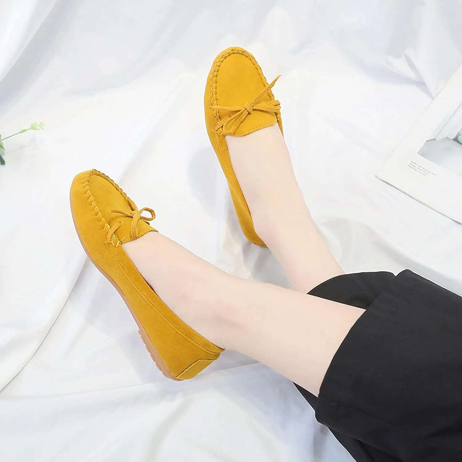 Single Shoes Shoes Flat Shoes Women Toe Leisure Round SlipOn Casual Women's casual shoes Wide Width Casual Shoes for Men