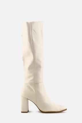 Stradivarius Zipper Block Long Boots | 100% Authentic Leather