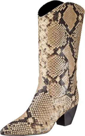 Women's Pointed Long Chunky (Fake Python)