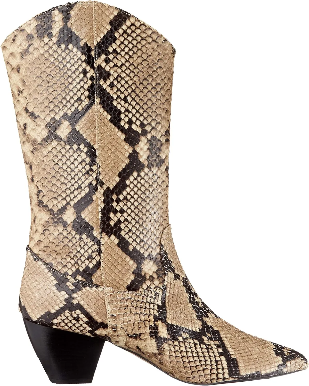 Women's Pointed Long Chunky (Fake Python)