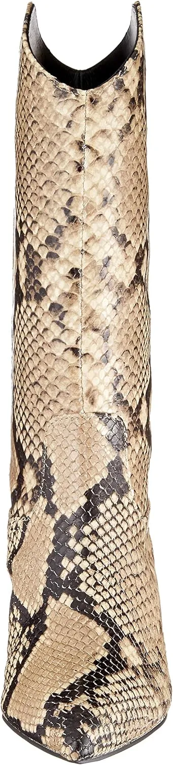 Women's Pointed Long Chunky (Fake Python)