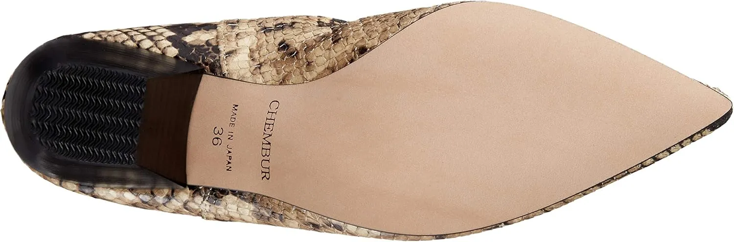 Women's Pointed Long Chunky (Fake Python)